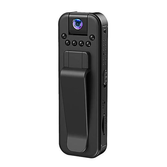 Compact Wearable Mini Body Camera for Home Security and Travel