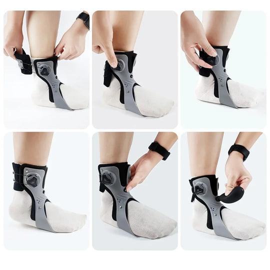 Adjustable Ankle Foot Drop Support Brace for Walking and Recovery