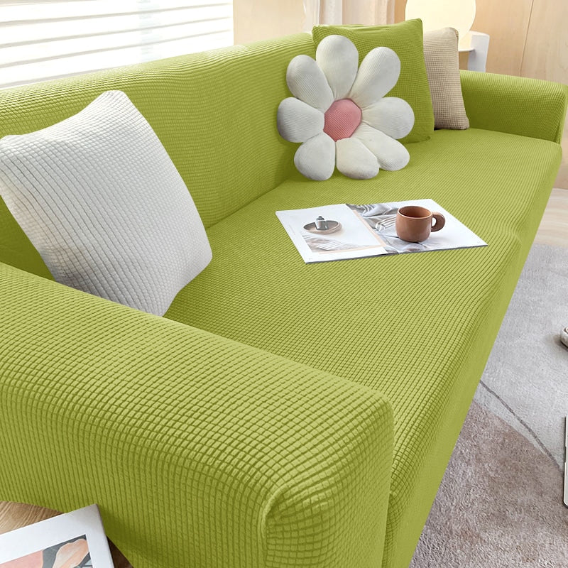 Textured Stretch Sofa Slipcover for Non Slip Furniture Protection