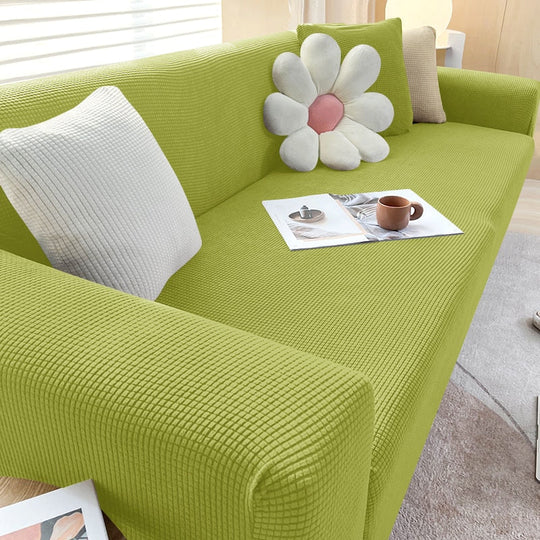 Textured Stretch Sofa Slipcover for Non Slip Furniture Protection