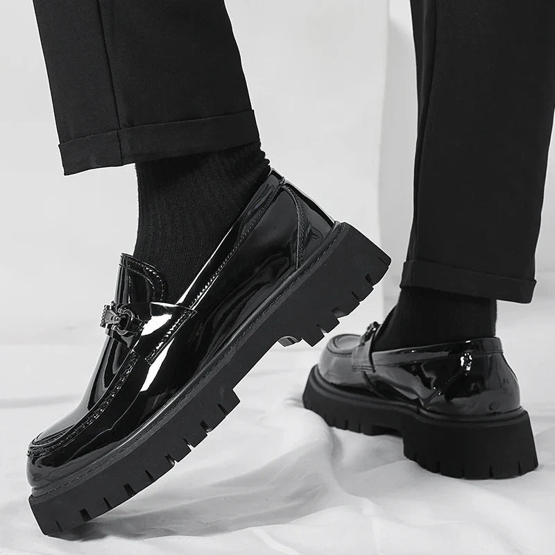 Classic Leather Dress Loafers for Business and Formal Wear