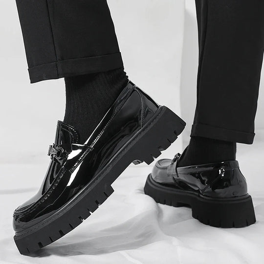 Classic Leather Dress Loafers for Business and Formal Wear