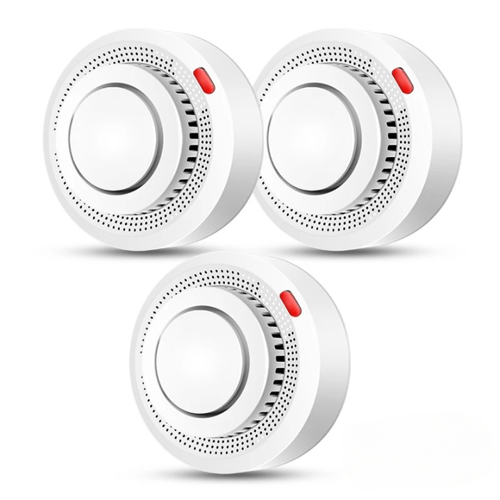 Smart WiFi Smoke and Heat Alarm for Home Fire Safety