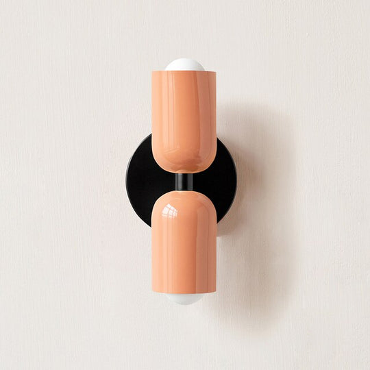 Macaroon Dual Globe LED Wall Sconce for Bedroom and Hallway