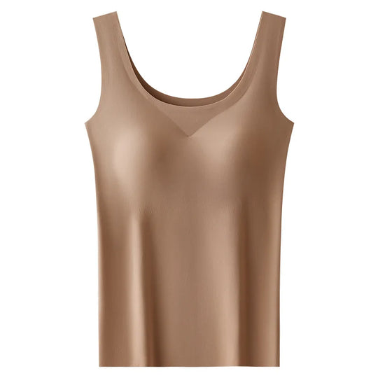 Seamless Built In Bra Tank Top for Layering