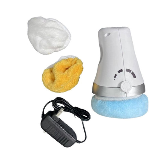 Body massager with adapter and massage pads