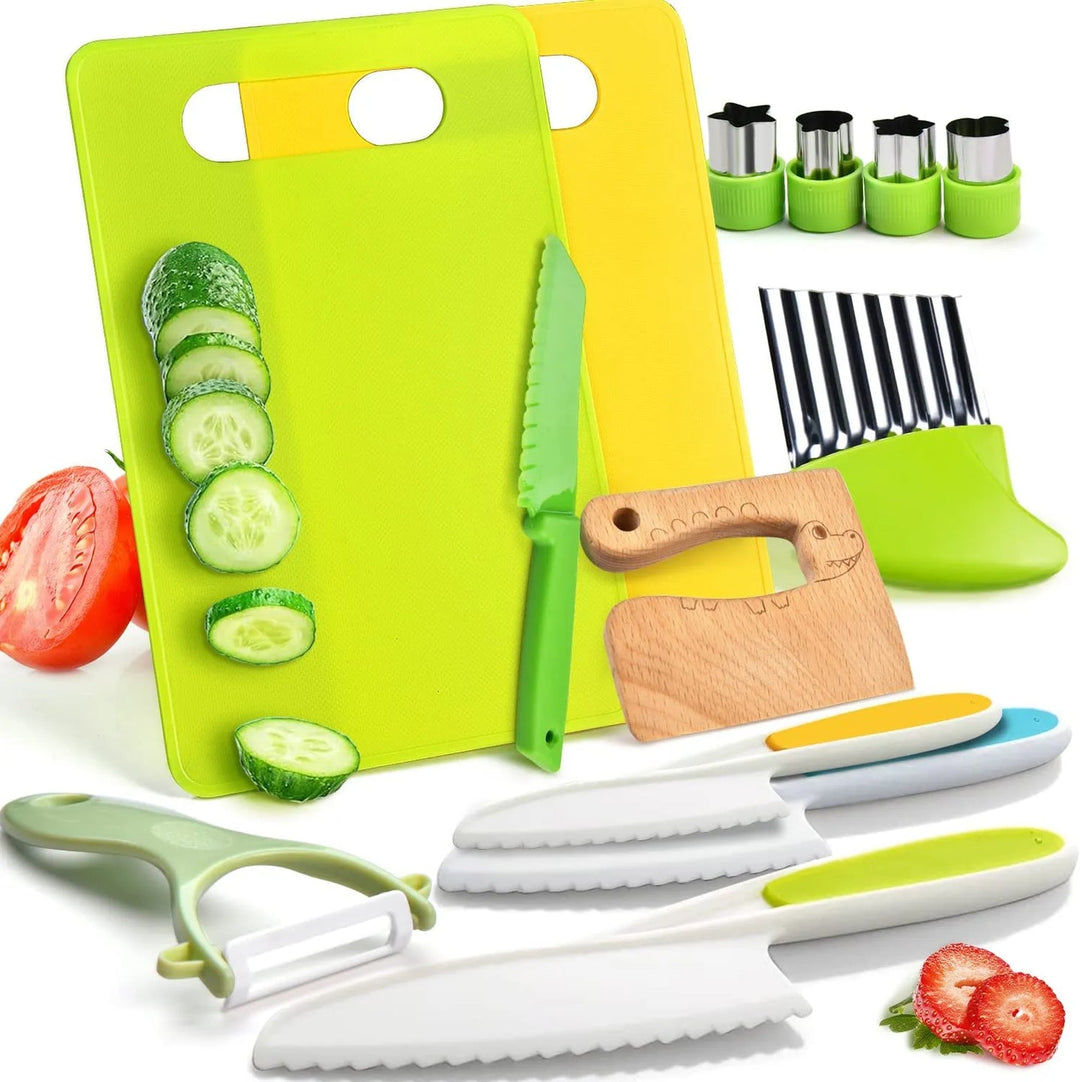 Montessori kids kitchen tools set