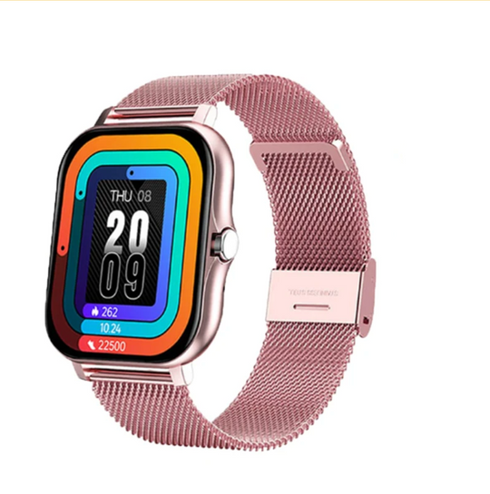 Slim Touchscreen Fitness Smartwatch for Women with Health Tracking