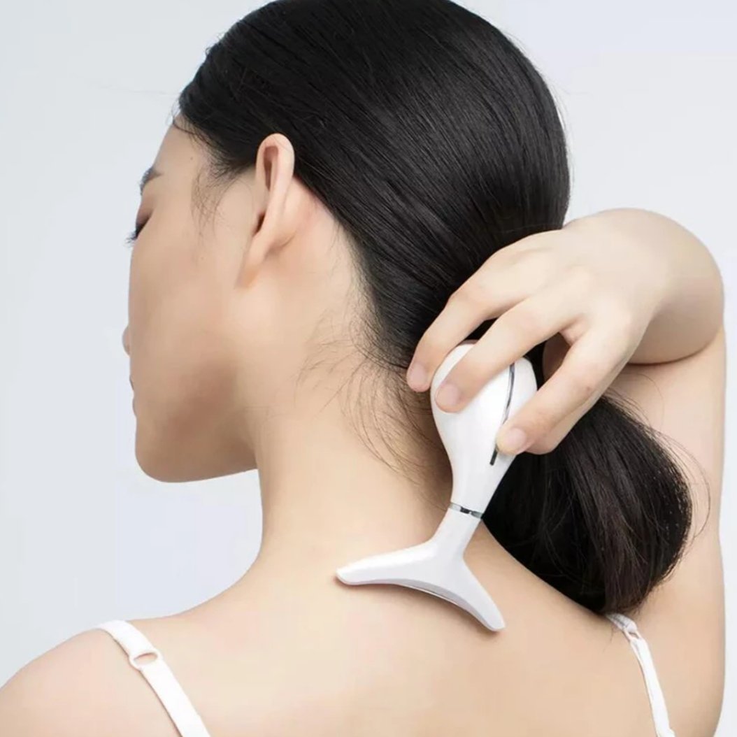 Massager used on the back of the neck