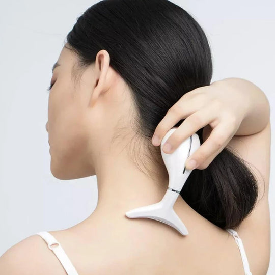Massager used on the back of the neck