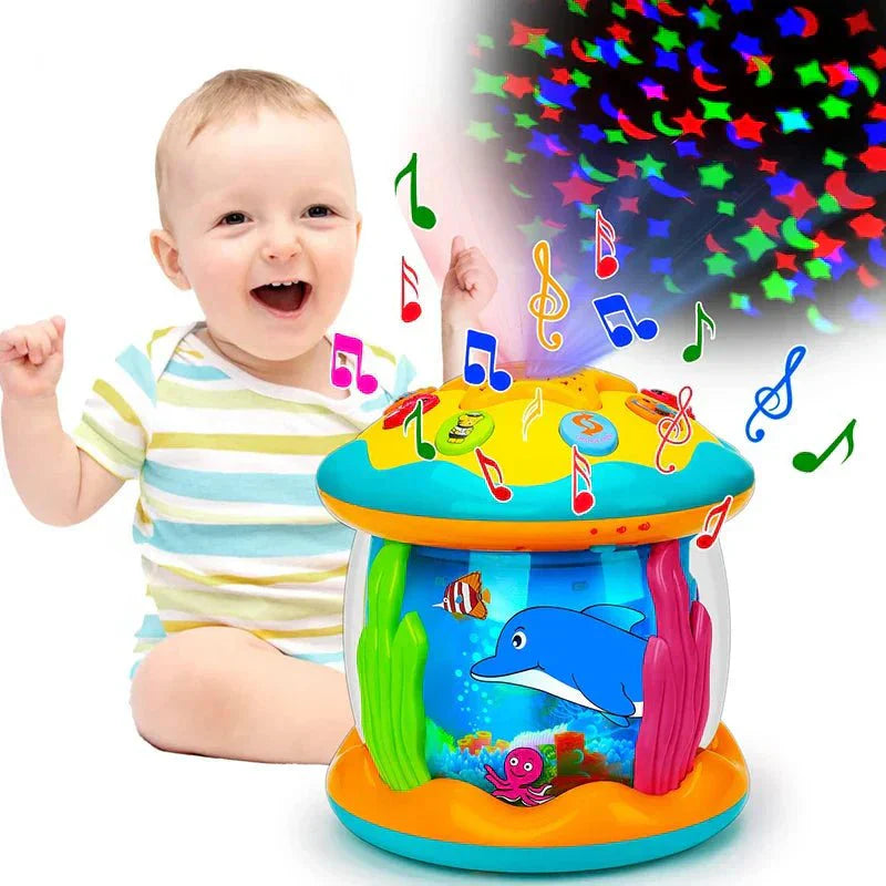 Glowing Ocean Sensory Drum Toy