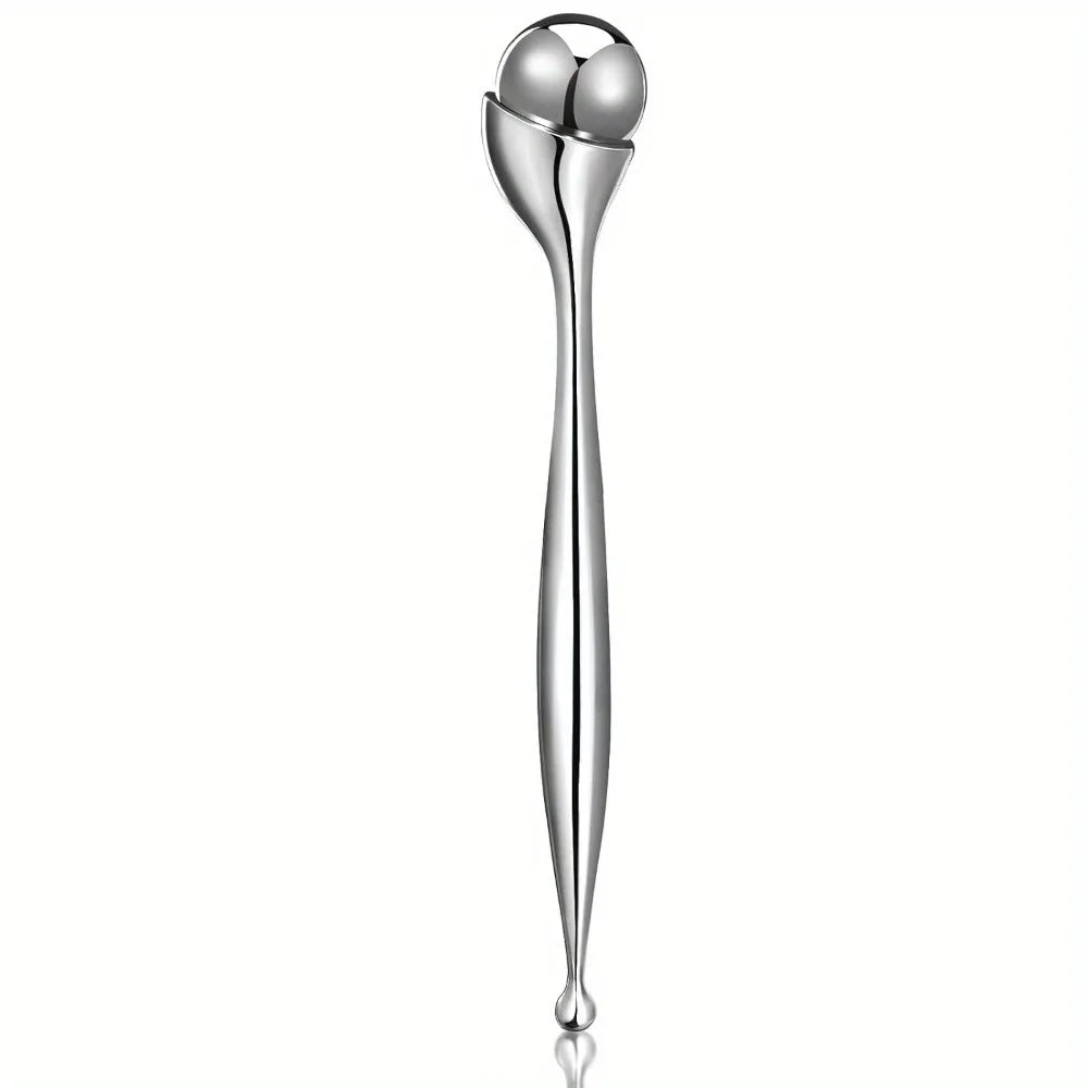 Stainless steel facial roller