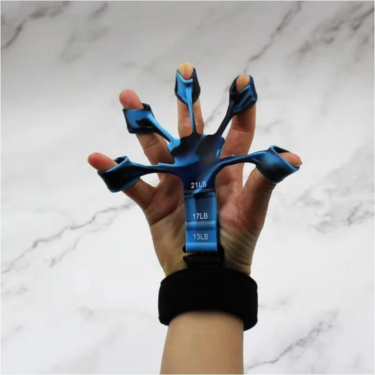 Finger exerciser in use