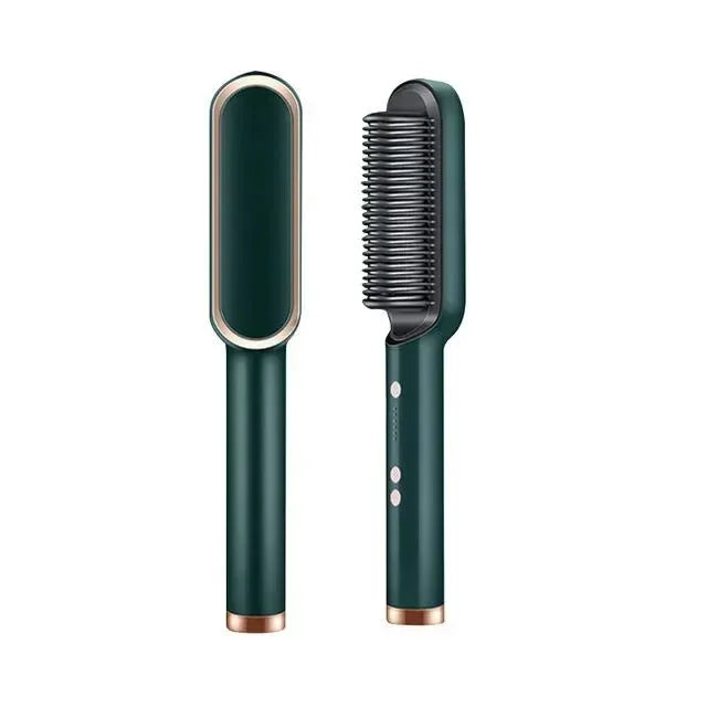 Negative Ion Ceramic Hot Comb Hair Straightener for Smooth Sleek Styling
