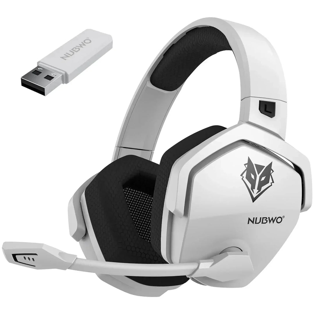 Black and gray wireless gaming headset