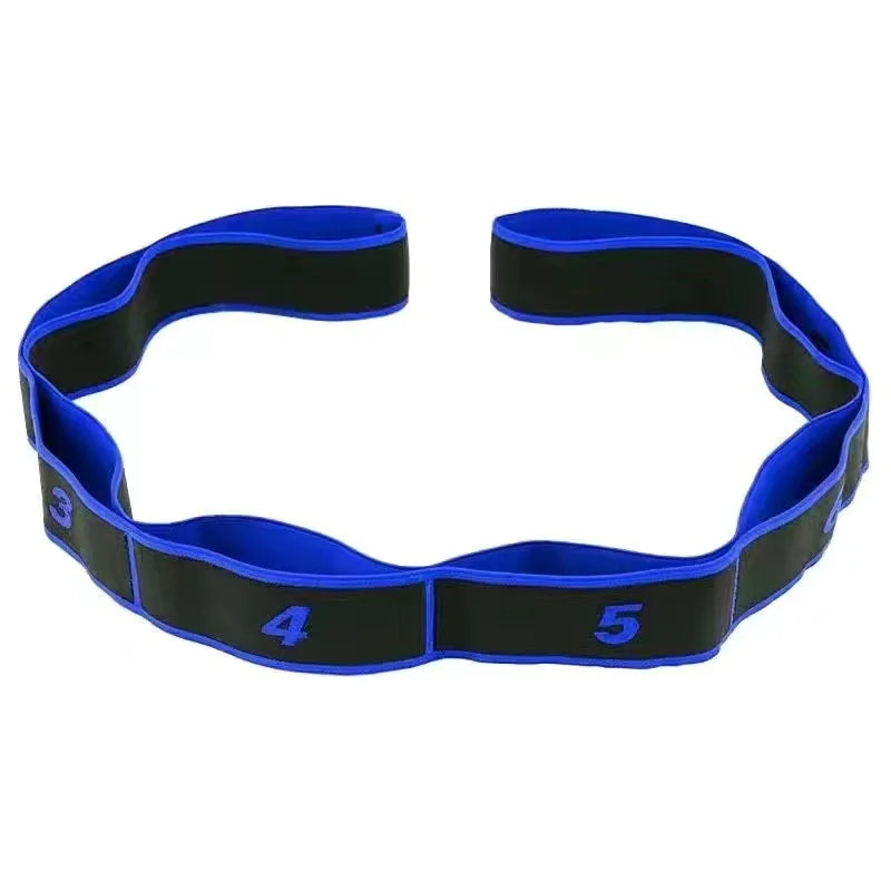 Segmented Elastic Stretch Band for Yoga and Dance Training