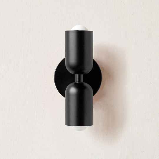 Macaroon Dual Globe LED Wall Sconce for Bedroom and Hallway