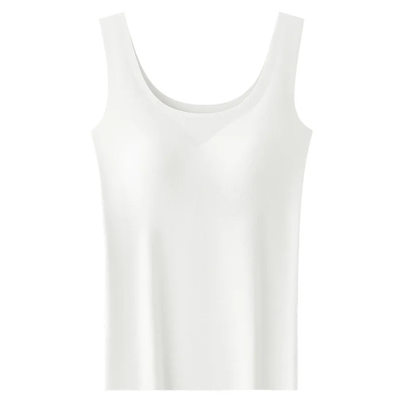 Seamless Built In Bra Tank Top for Layering