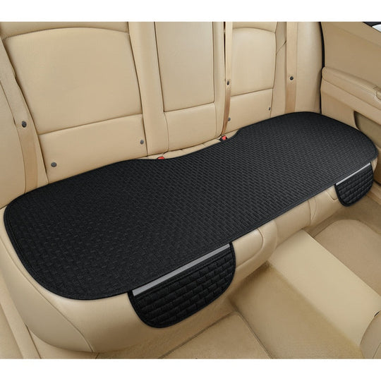 Universal Anti Slip Linen Car Seat Cushion Cover Mat for Front and Rear Seats