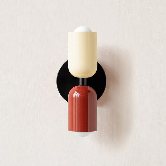 Macaroon Dual Globe LED Wall Sconce for Bedroom and Hallway