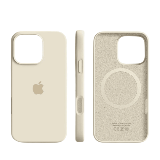 Soft-Touch Magnetic Silicone Phone Case for iPhone Protection