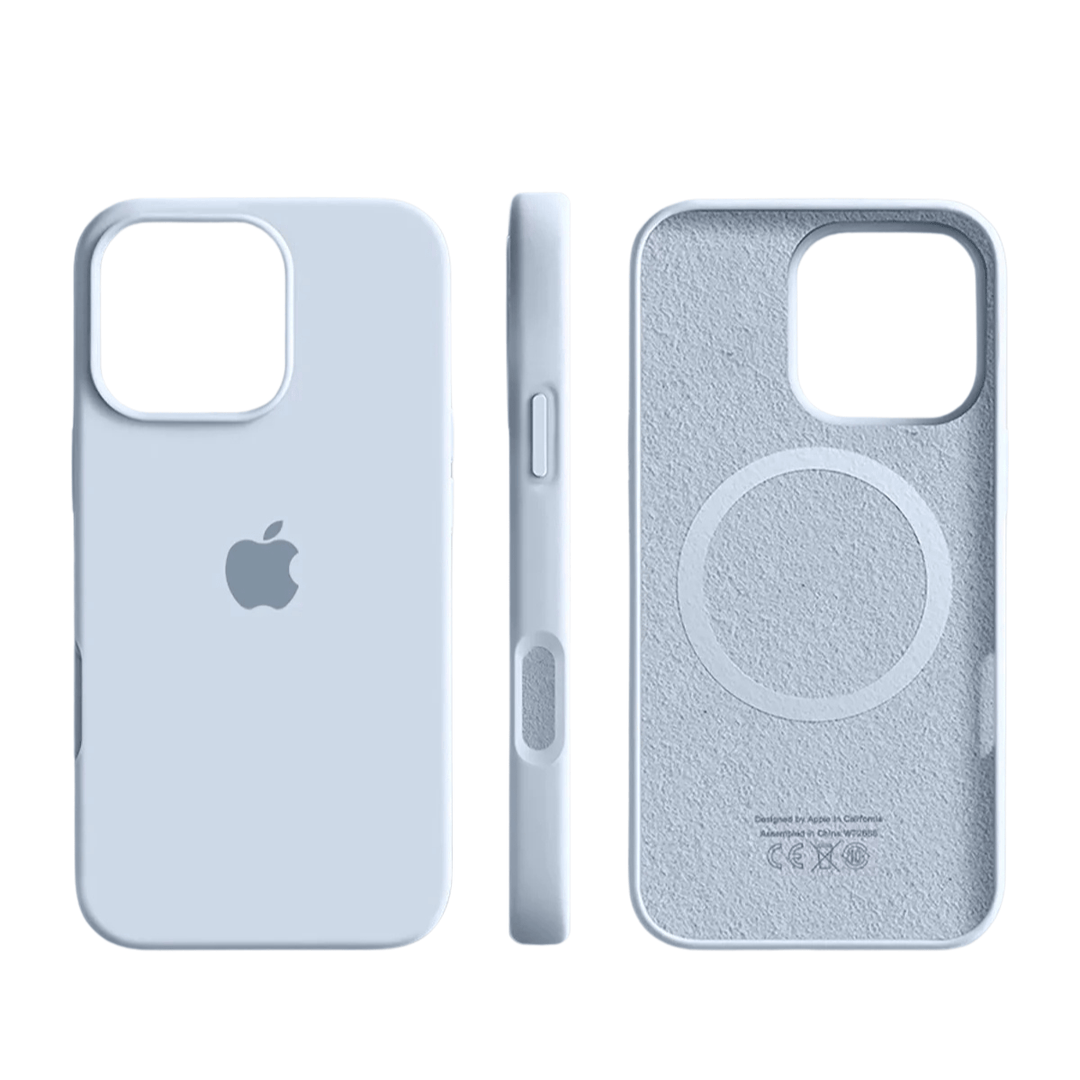 Soft-Touch Magnetic Silicone Phone Case for iPhone Protection