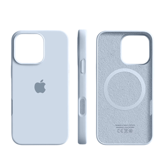 Soft-Touch Magnetic Silicone Phone Case for iPhone Protection