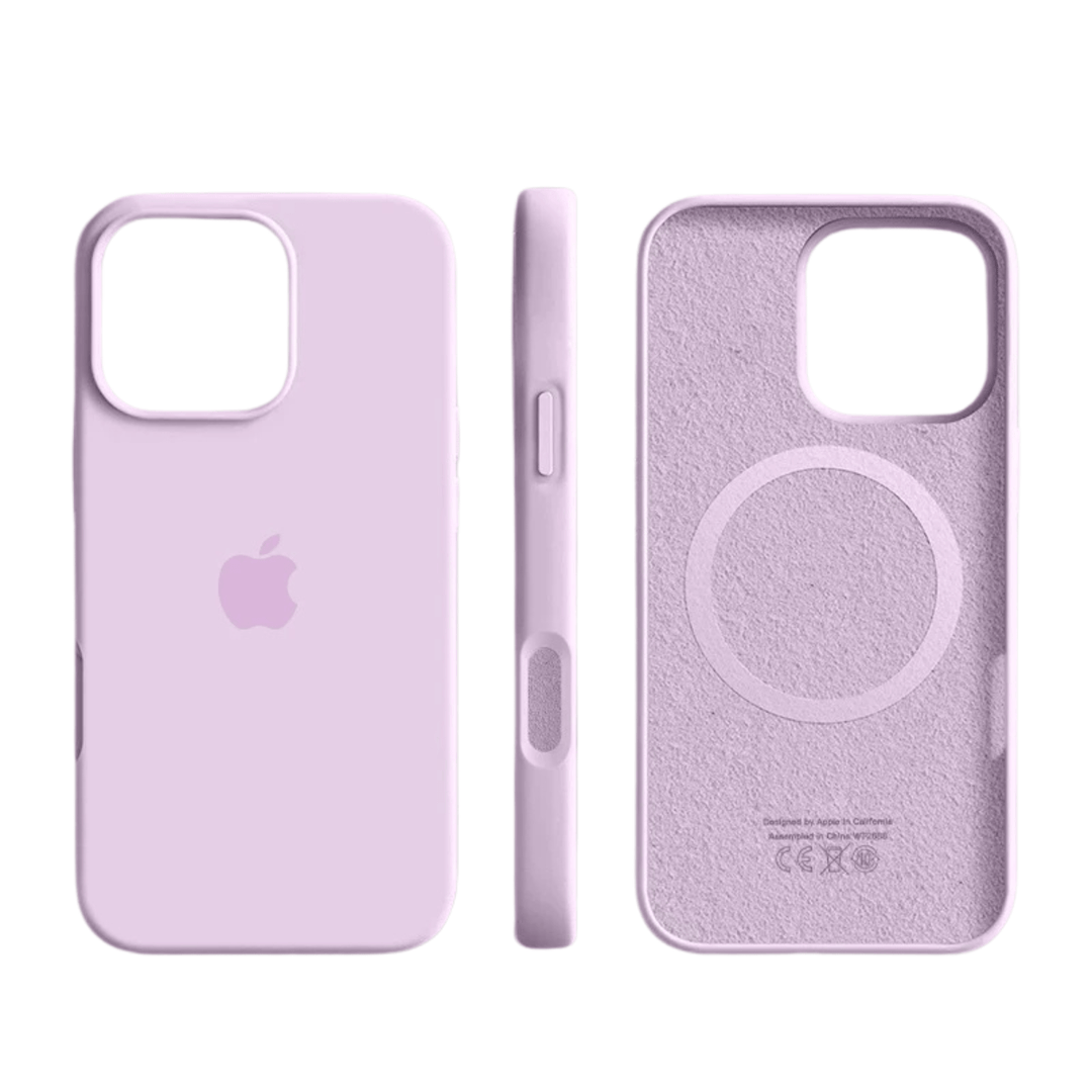 Soft-Touch Magnetic Silicone Phone Case for iPhone Protection