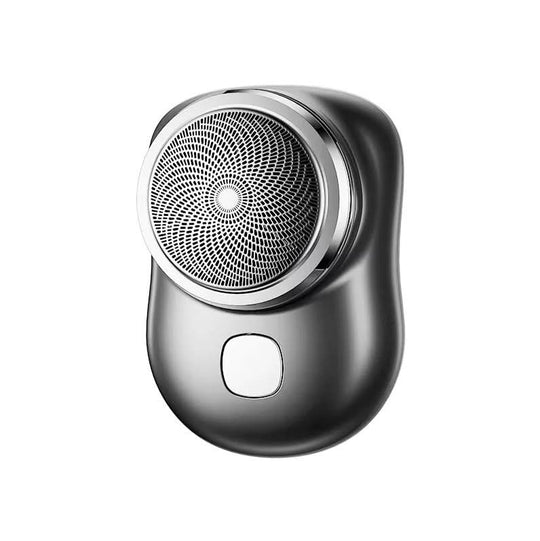Black mini electric shaver