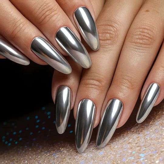 Mirror Chrome Nail Polish for Instant Metallic Shine