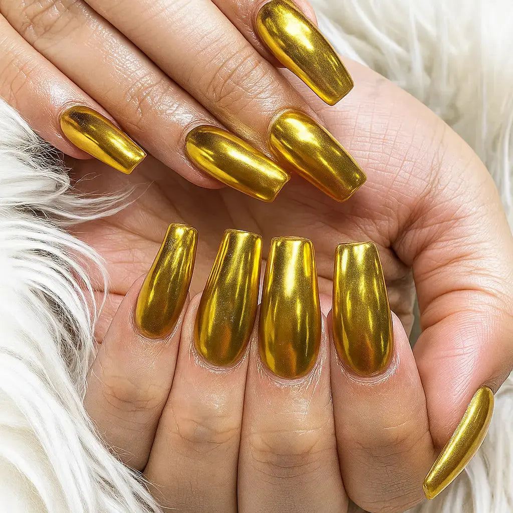 Mirror Chrome Nail Polish for Instant Metallic Shine
