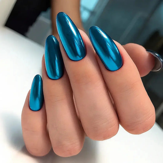 Mirror Chrome Nail Polish for Instant Metallic Shine