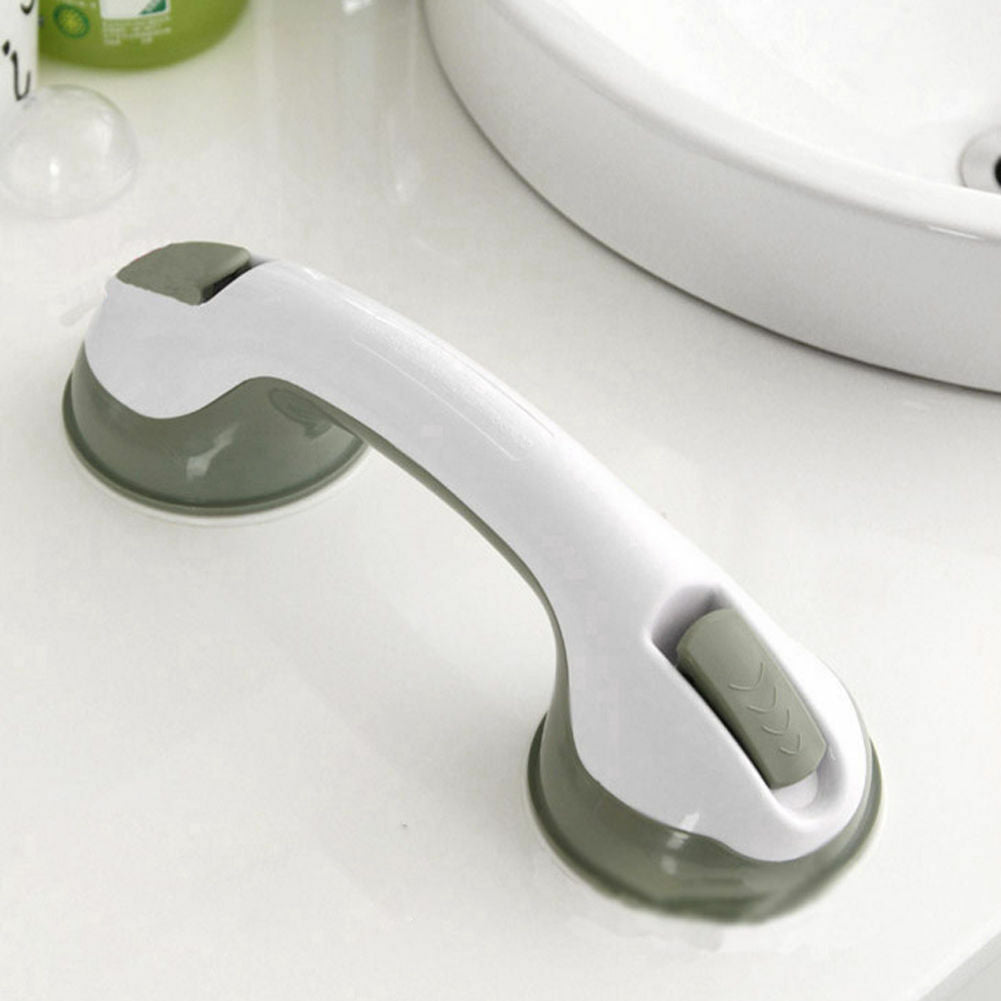 Grab bar mounted near bathroom sink