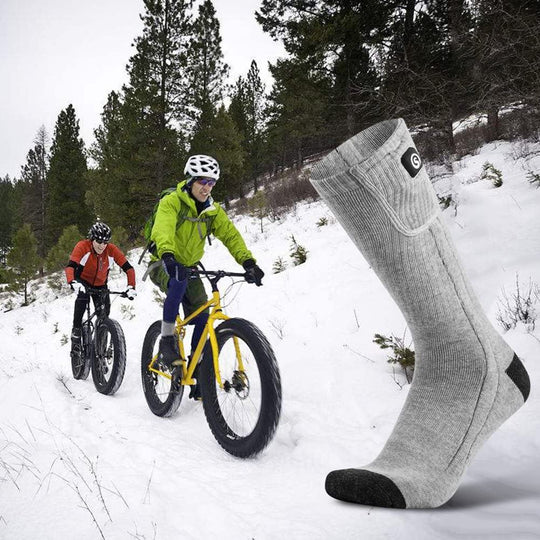 Heated socks outdoor winter