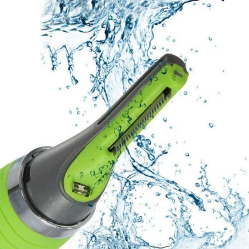 Precision LED Nose and Ear Hair Trimmer for Gentle Grooming