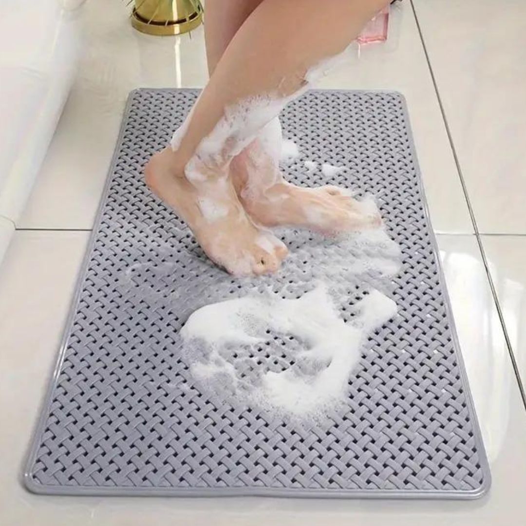 Non Slip Suction Cup Bathtub Mat for Safe Quick Drying Shower Safety