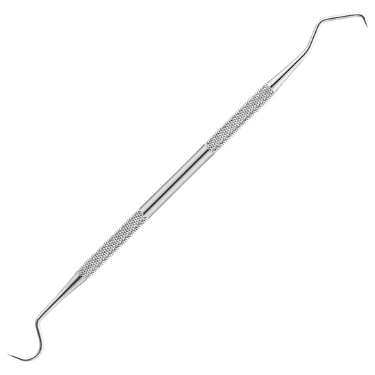 Stainless Steel Dental Pick and Tartar Scraper Set for Precision Oral Cleaning