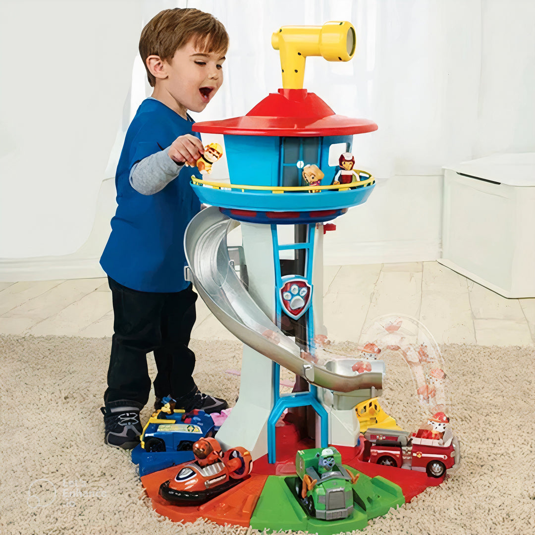 Rescue hero dog squad action figure playset for kids