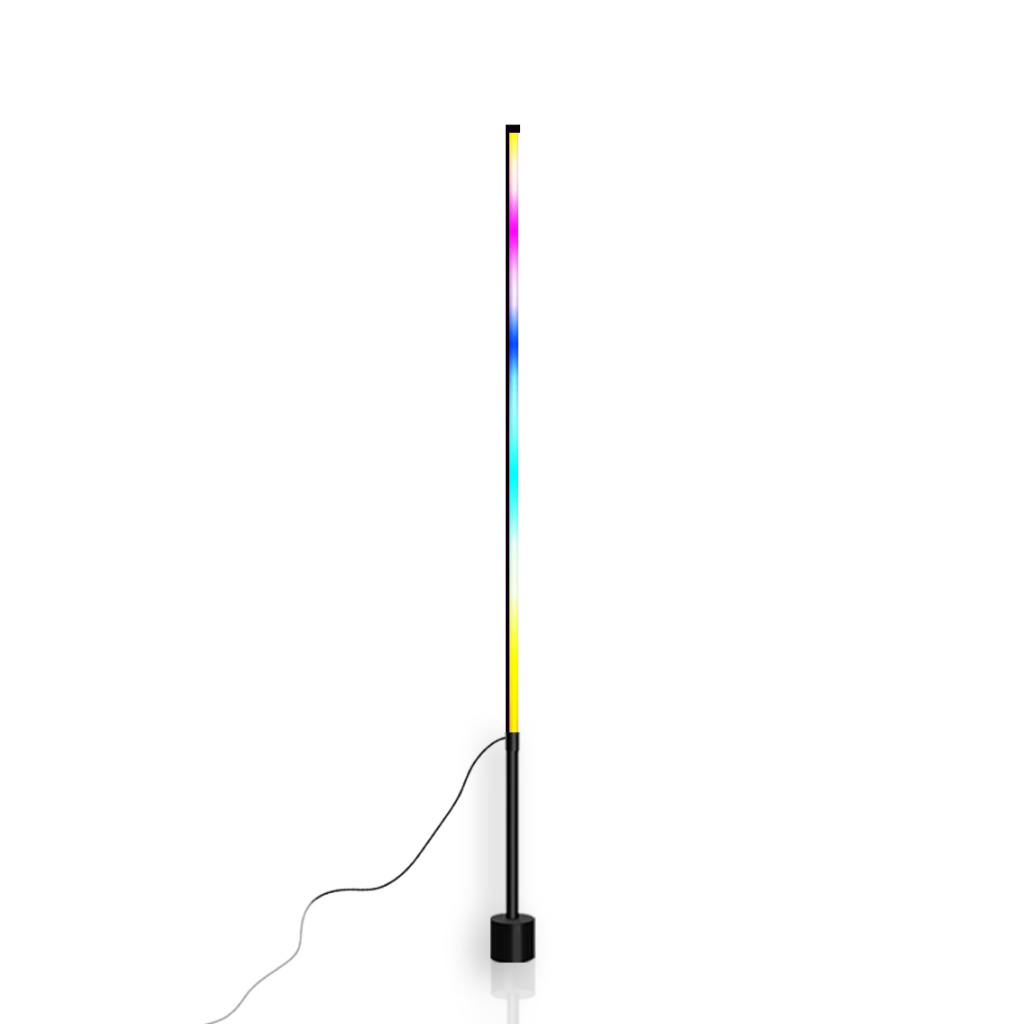 RGB LED corner floor lamp