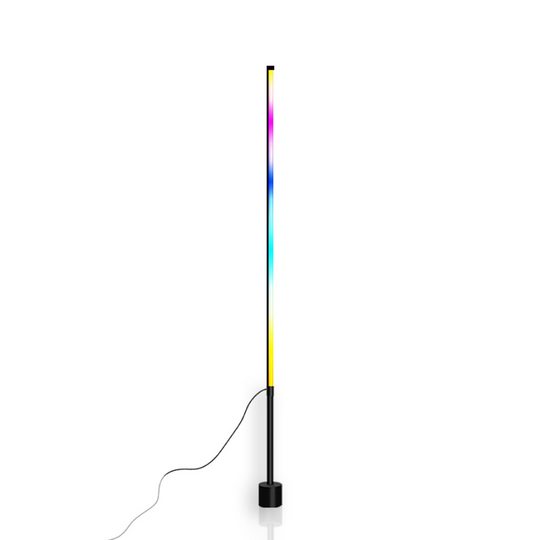 RGB LED corner floor lamp