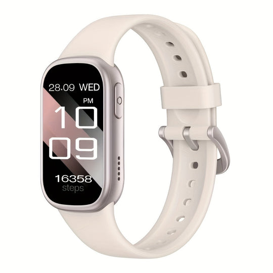 Sleek Waterproof Fitness Smartwatch with Heart Rate Tracking and Long Battery Life