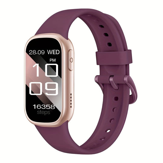 Sleek Waterproof Fitness Smartwatch with Heart Rate Tracking and Long Battery Life