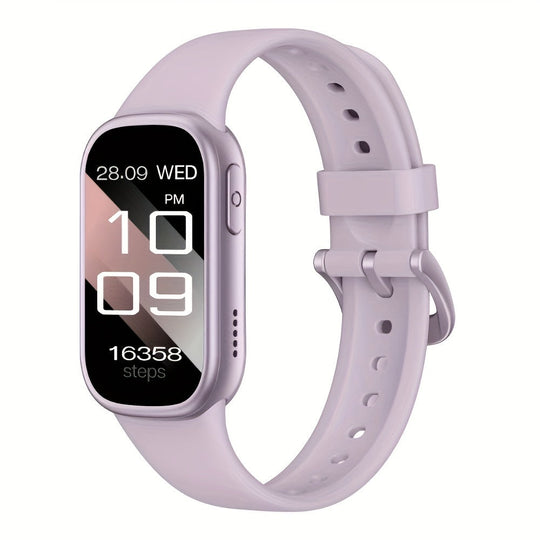 Sleek Waterproof Fitness Smartwatch with Heart Rate Tracking and Long Battery Life