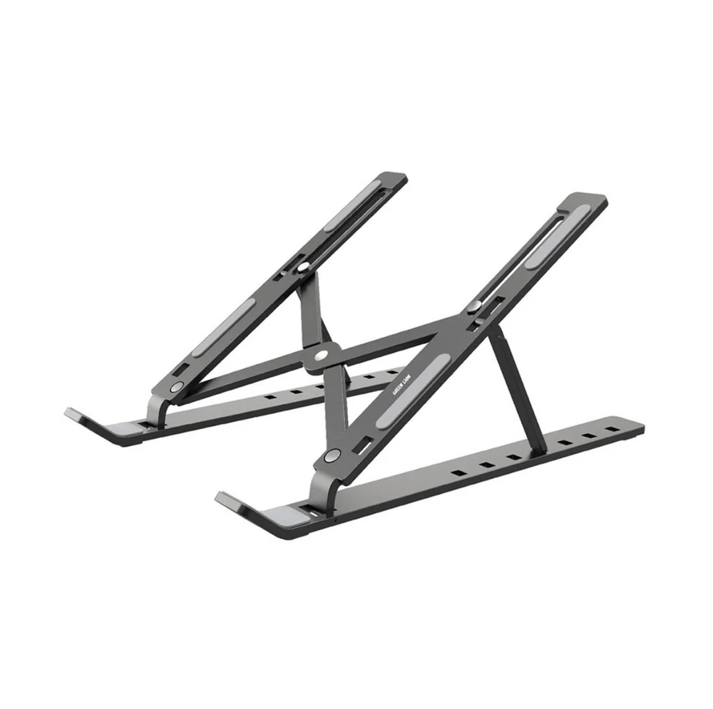 Black adjustable laptop stand