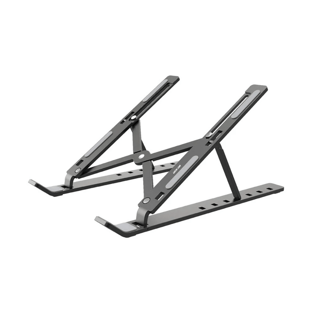 Black adjustable laptop stand