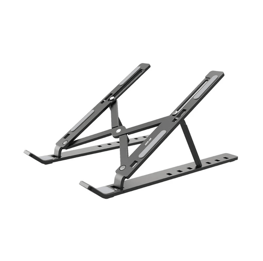 Black adjustable laptop stand