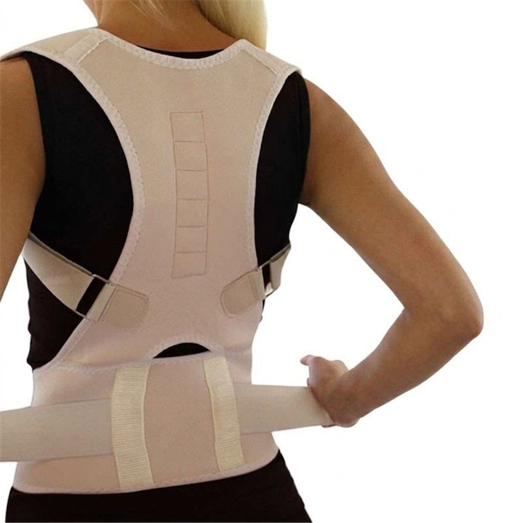 Adjustable Magnetic Posture-Correcting Back Support Brace