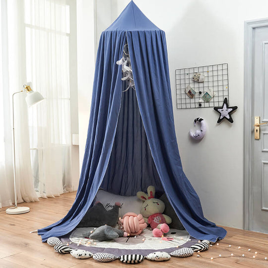 Dreamy Blackout Mesh Bed Canopy for Kids Bedroom and Nursery