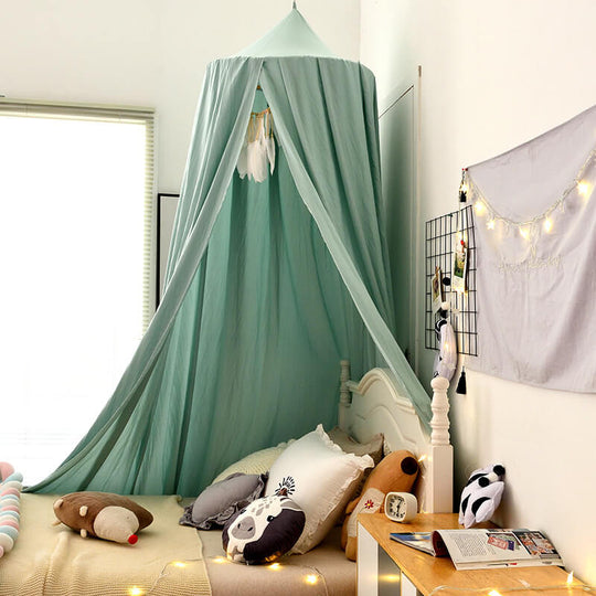 Dreamy Blackout Mesh Bed Canopy for Kids Bedroom and Nursery