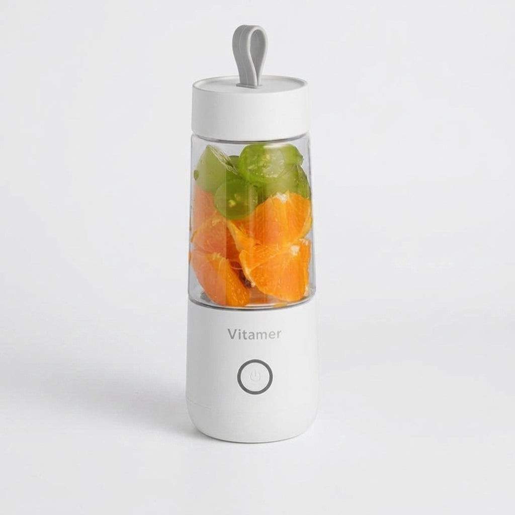 White portable blender